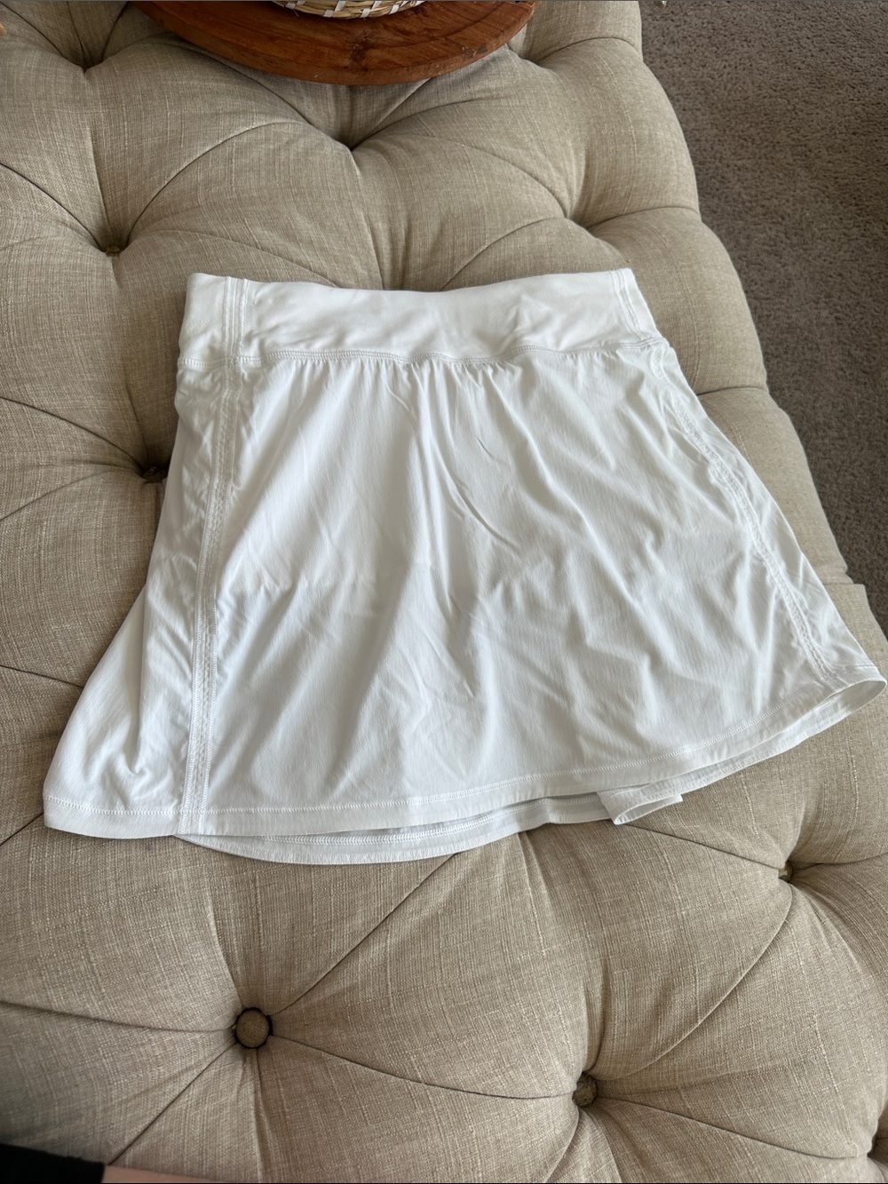 lululemon athletica White Athletic Mini Skirt